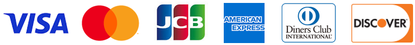利用可能なクレジットカードロゴ